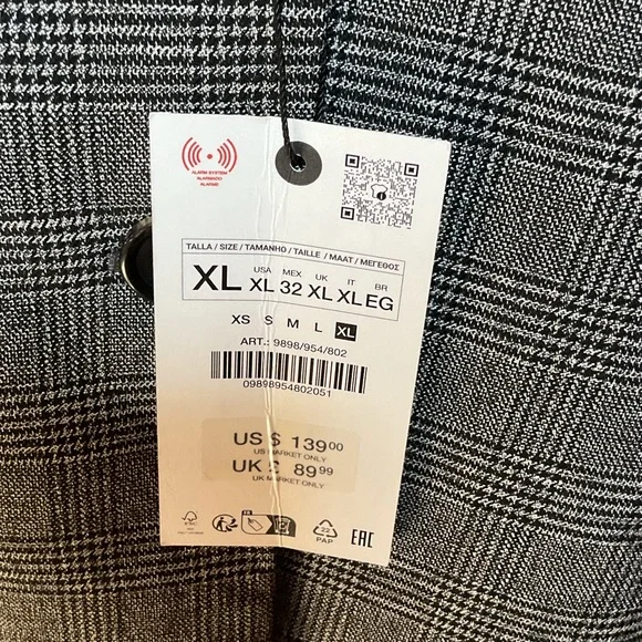 Zara oversized blazer, XL, New with tags - Picture 6 of 8